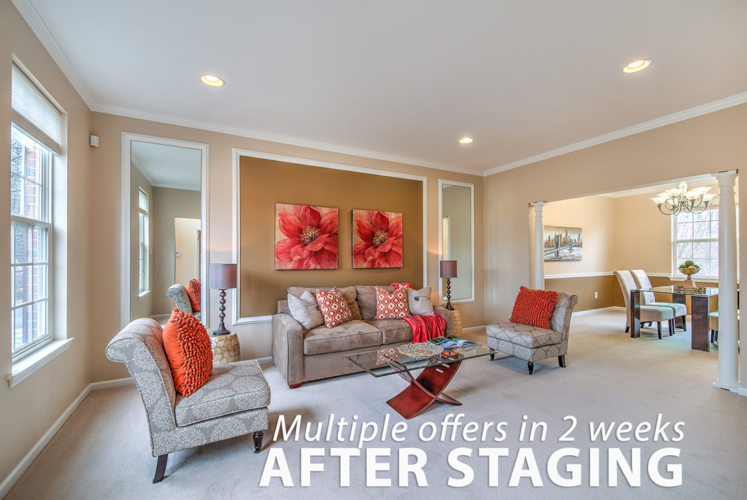 After Staging- Multiple offers in 2 weeks